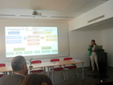 Beatriz Gmez presentant el projecte ITG4TU al congrs EUNIS a Pars