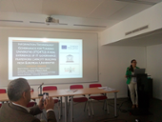 Beatriz Gmez presentant el projecte ITG4TU al congrs EUNIS a Pars