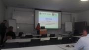 Beln Bermejo presentant el projecte WEEVILS