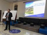 Carlos Juiz impartint un seminari a l'ENCG